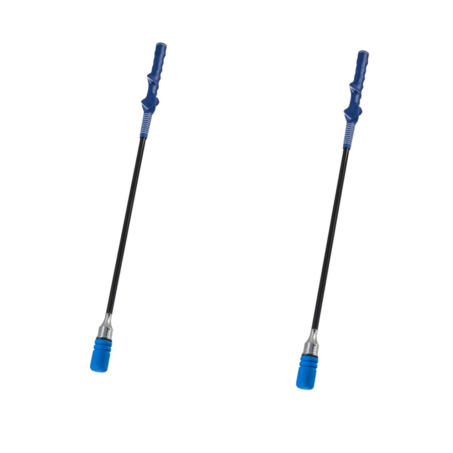 Costway 2 Stucks Golf Swing Trainer met Antisliphandgreep Verzwaard Golf Warming-up Trainingsapparaat voor Mannen en Vrouwen Blauw