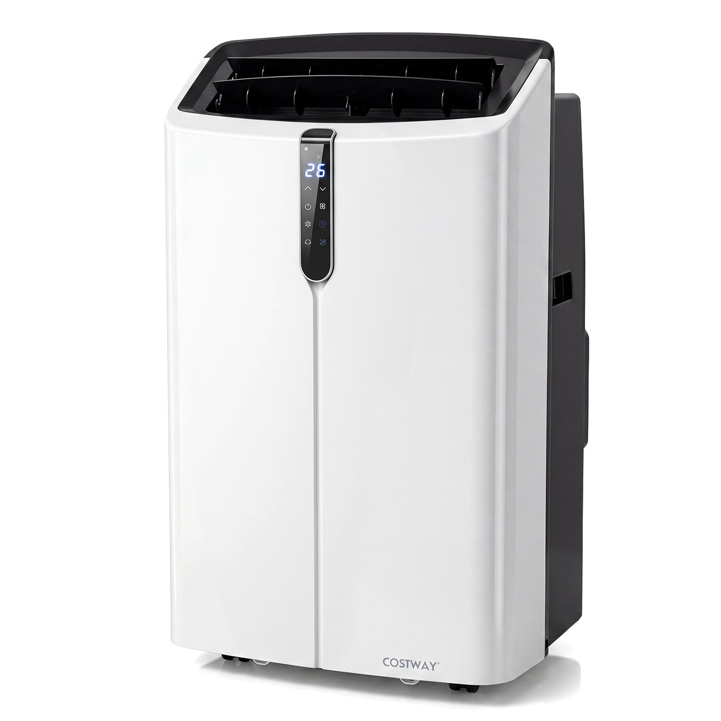 Costway Mobiele Airconditioner 14000 BTU met Koeling Verwarming Ontvochtiging Ventilator en Slaapstand