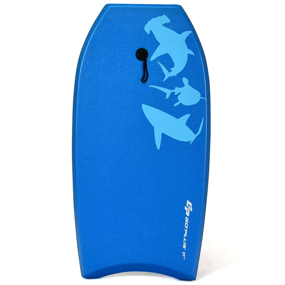 LIVSK Bodyboard - Duurzame EPS-kern - Slagvast XPE-dek - Glad HDPE-bodem - Met Veiligheidslijn - 83 x 47 x 5,5 cm - Blauw