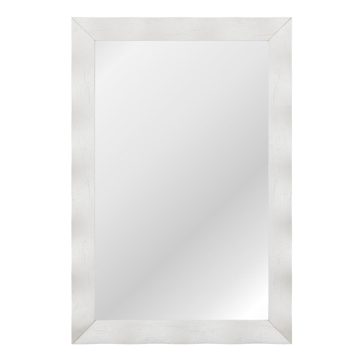 LIVSK Wandspiegel Boerderijstijl - Natuurlijk Rubberhout - Horizontaal/Verticaal Ophangen - 106 x 71,5 cm - Zwart