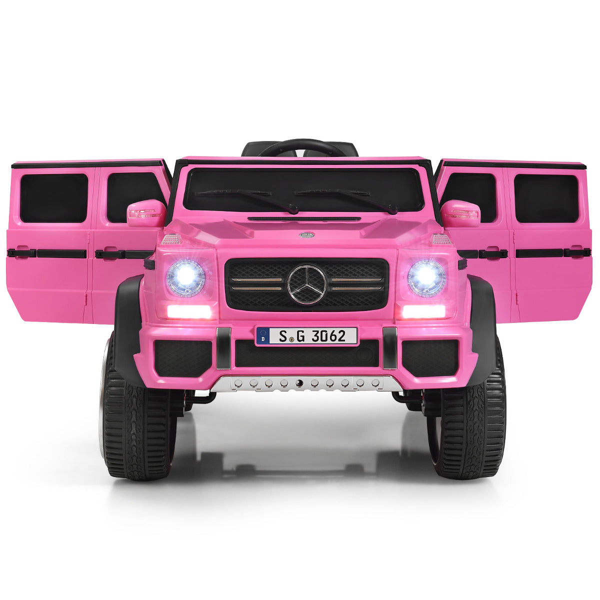 LIVSK Elektrische Ride-On Truck - 2 Zitplaatsen - Afstandsbediening - Veiligheidsgordels - Muziek & Verlichting - 115 x 67 x 57