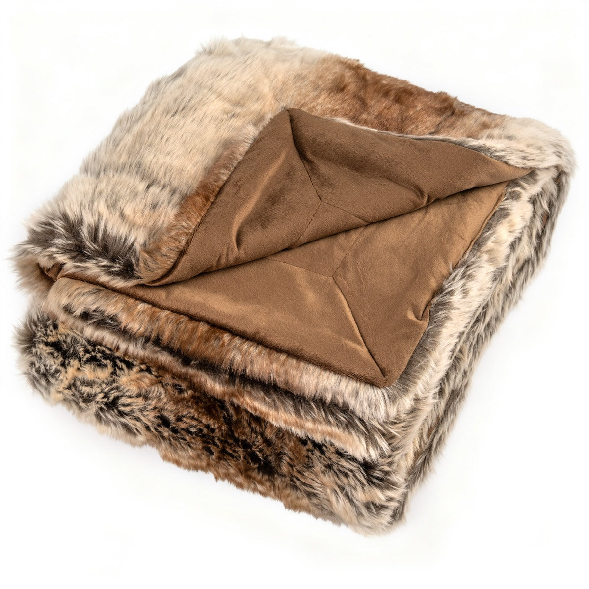 Livsk costway 153 x 203 cm zachte en donzige deken van imitatiebont imitatiebont in wasbeer stijl luxe dikke en warme sprei 1 1