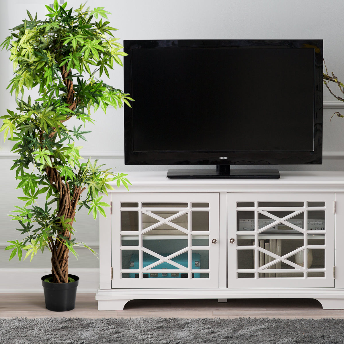 LIVSK Gesimuleerde Spiraalvormige Bonsai - 160 cm Hoog - Realistische Bladeren - Onderhoudsvriendelijk - Groen