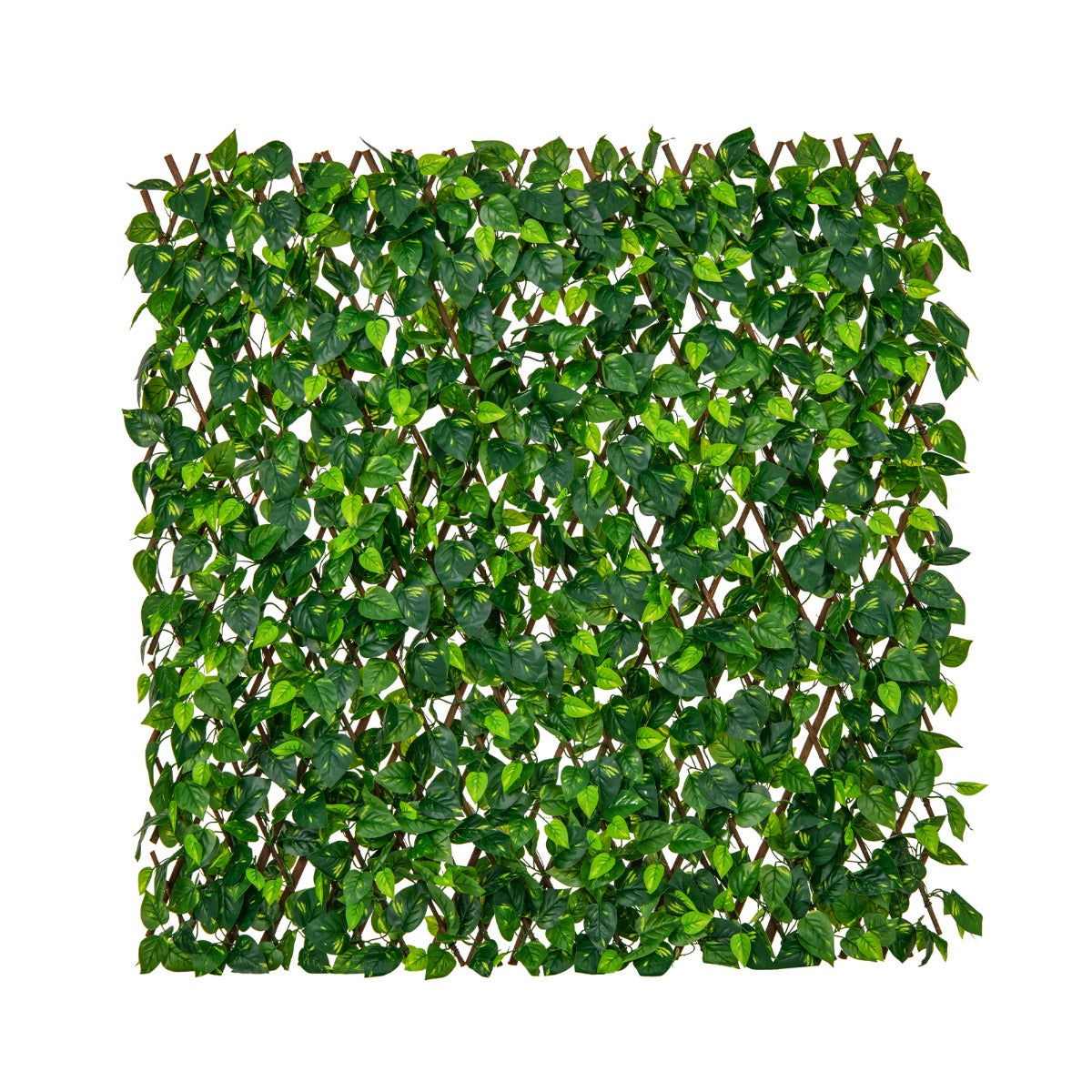 Livsk costway 180 x 90 cm kunstklimop voor de tuin inkijkbescherming plantenwand heggen klimop omheining voor tuinheggen balkon buitendecoratie 1 1