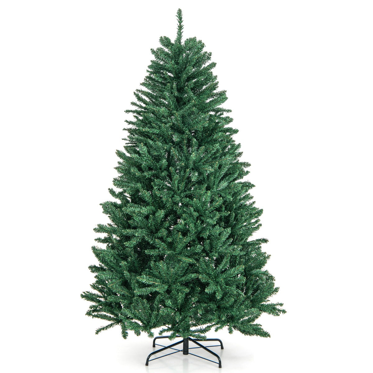 LIVSK Kunstkerstboom 180 cm - 1355 Takken - Scharnierende Constructie - Stevige Standaard - Groen