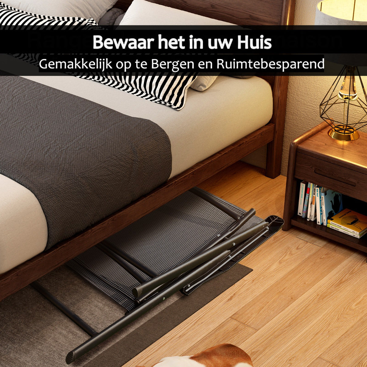 LIVSK Opvouwbare Klapstoelen - Hoog Zitcomfort - Ergonomische Rugleuning - Ademende Stof - Draagvermogen 110 kg - Grijs