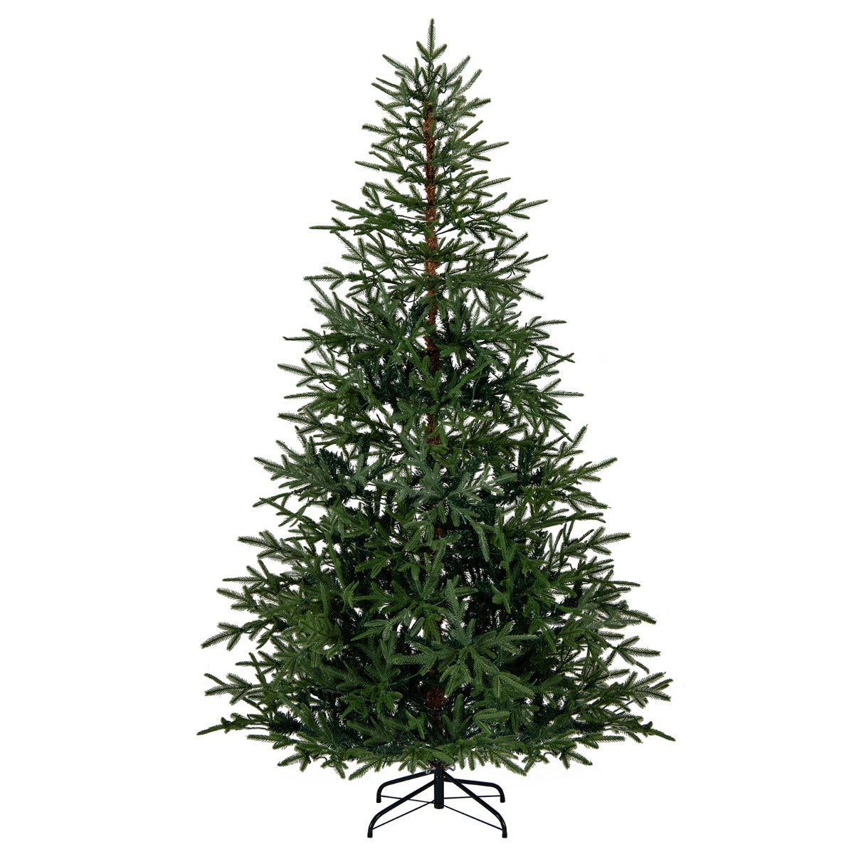 LIVSK Kunstkerstboom 210 cm - 678 Takpunten - 300 LED-lampen met 11 Lichtmodi - Brandwerend - Eenvoudige Montage - Groen