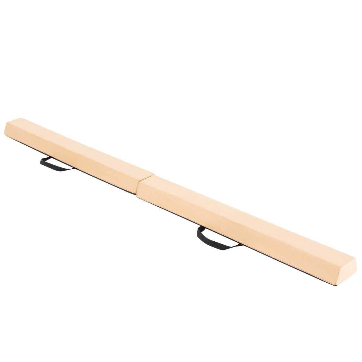 Livsk costway 210 cm lange opvouwbare evenwichtsbalk draagbare gymnastiekbalk voor op de vloer 1 1