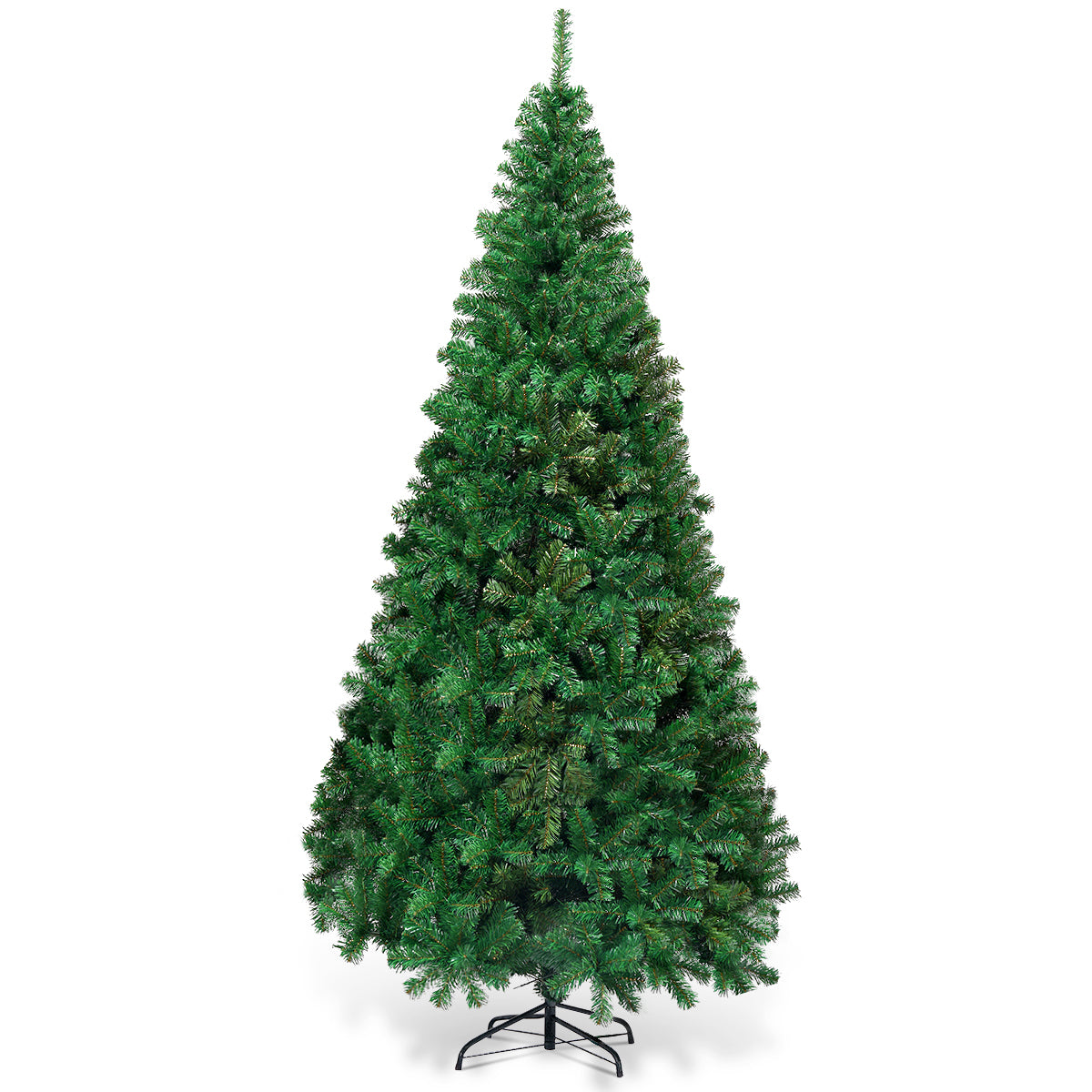 LIVSK Kunstkerstboom 240 cm - Milieuvriendelijk PVC - Eenvoudige Montage - Stabiele Metalen Standaard - Herbruikbaar - Groen