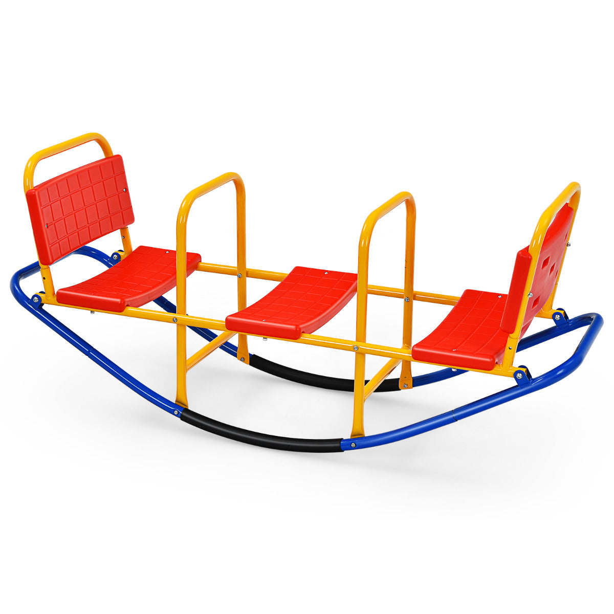 LIVSK 2-in-1 Wipwap en Schommelstoel - Geschikt voor 3-8 jaar - Ergonomisch en Veilig - Draagvermogen tot 100 kg - Geel