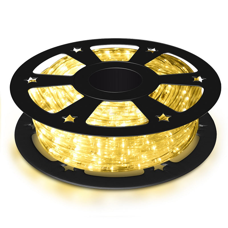 LIVSK 30 m LED-Lichtslang voor Binnen en Buiten - 1080 LEDs - Energiebesparend - Flexibel - Warm Wit