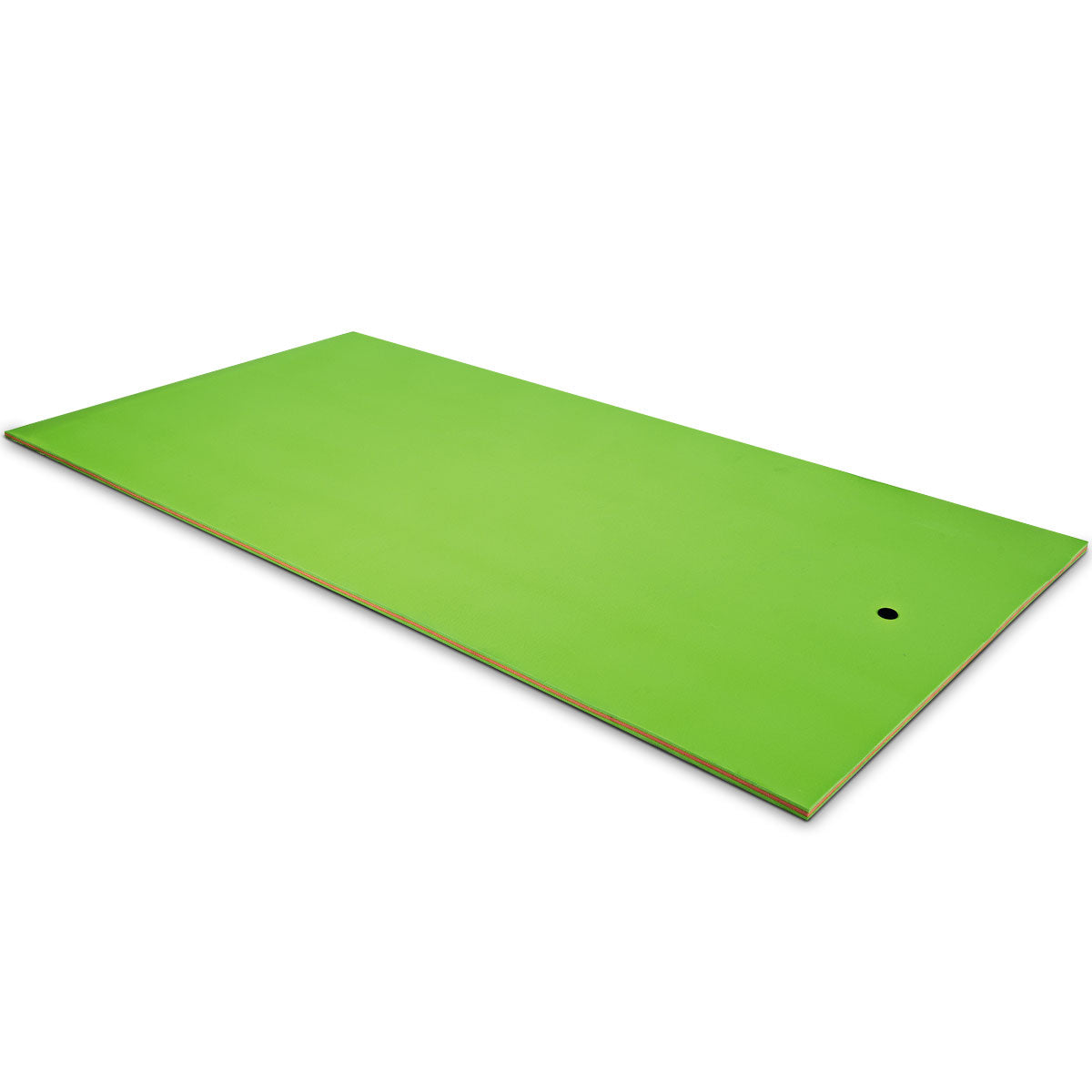 LIVSK Drijvende Watermat - Hoogwaardig 3-laags XPE-schuim - Draagvermogen 400 kg - Voor 4-6 Personen - 355 x 183 x 3,5 cm - Groen