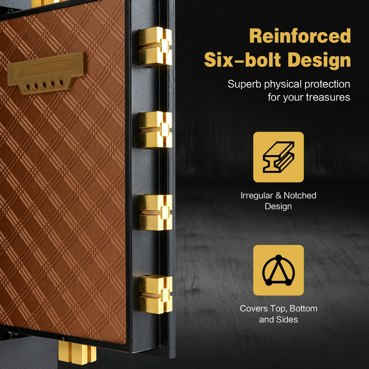 LIVSK Digitale Beveiligingskluis - 42,5L Capaciteit - Massief Stalen Constructie - Interne Vergrendelingskast - Zwart