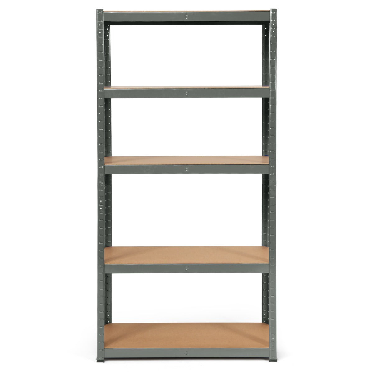 LIVSK Verstelbare Opbergplank met 5 Niveaus - Draagvermogen 175 kg per Niveau - Eenvoudige Montage - Ruimtebesparend - 90 x 40 x