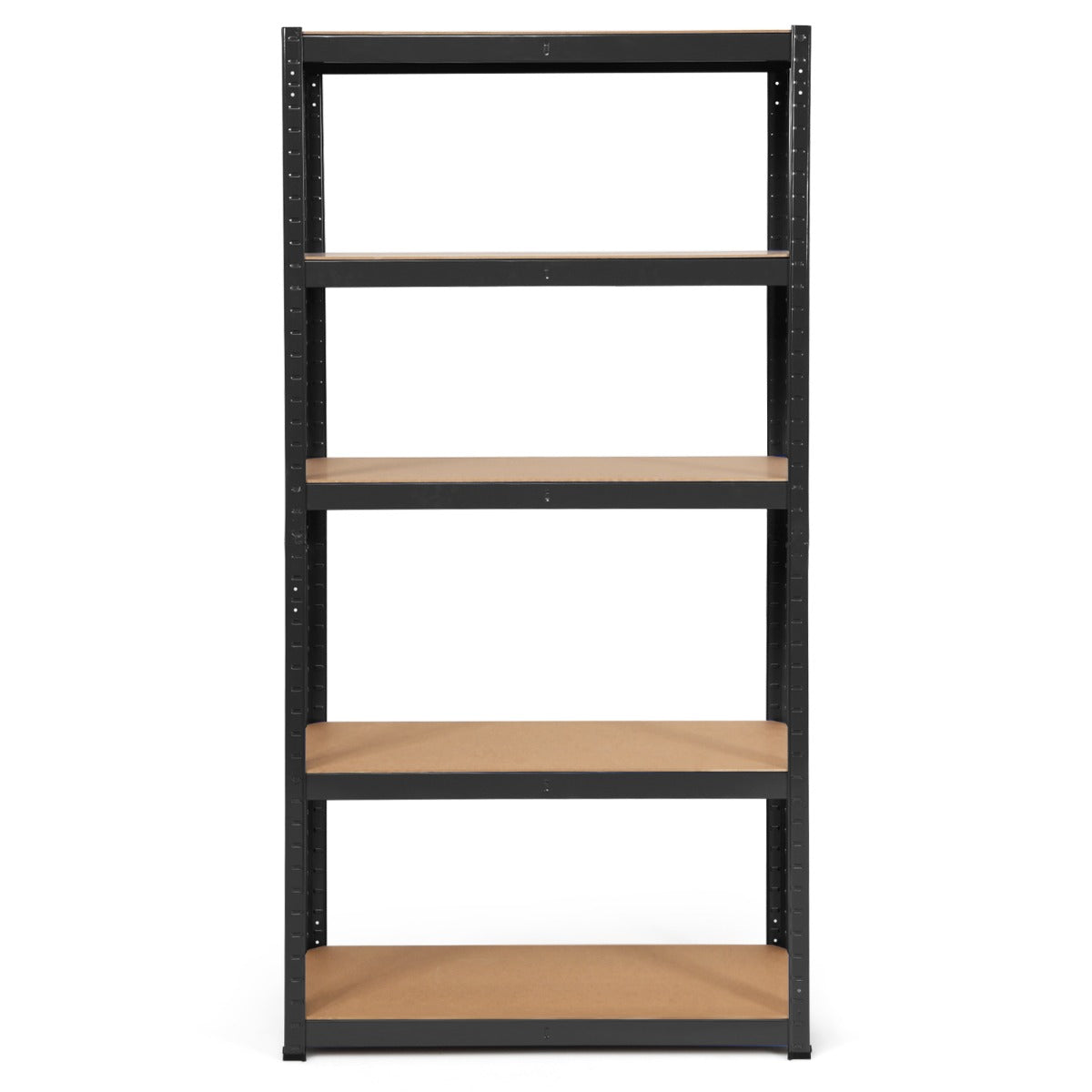 LIVSK Verstelbare Plank met 5 Niveaus - 175 kg per Niveau - Eenvoudige Montage - Ruimtebesparend - 90 x 40 x 180 cm - Grijs