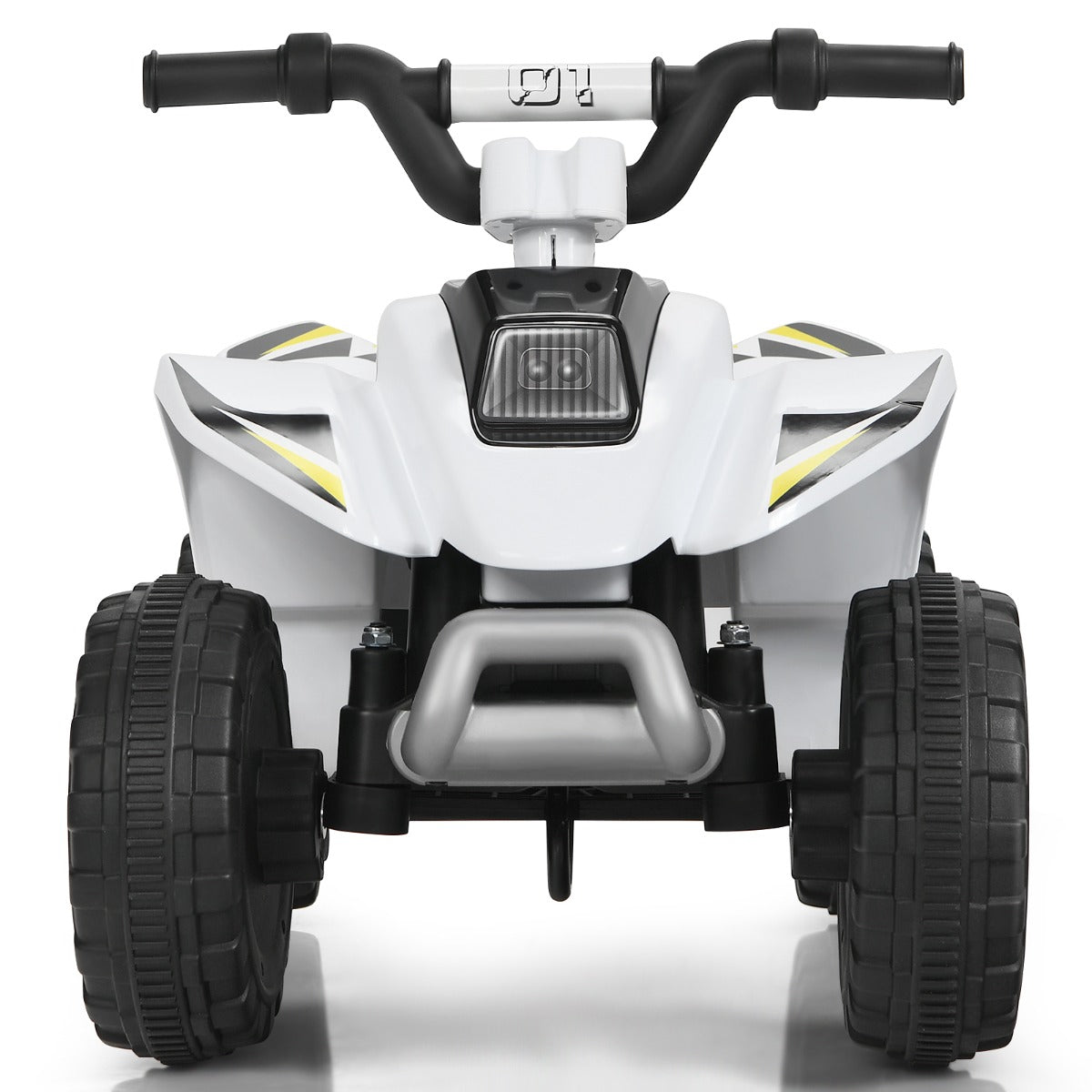 LIVSK Elektrische Quad ATV voor Peuters - Batterij Aangedreven - Vooruit/Achteruit - Slijtvaste Wielen - Tot 30 kg - Wit