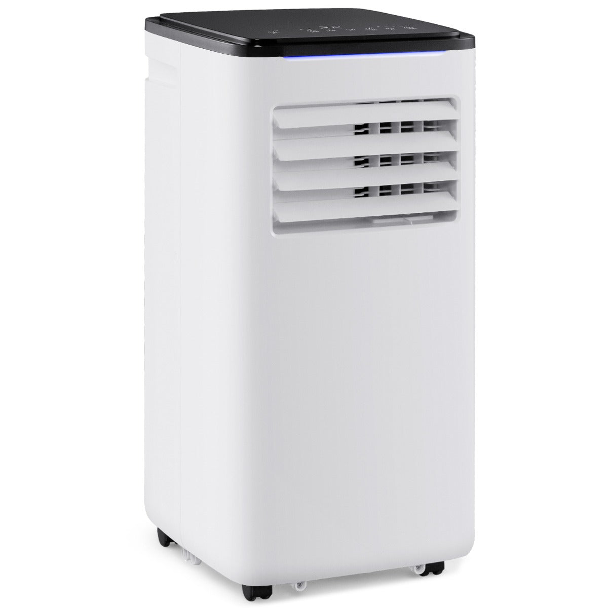 Livsk costway 9000 btu draagbare airconditioner 4 in 1 unit met koeling ventilator verwarming en ontvochtiger slimme airconditioner met wi fi 1