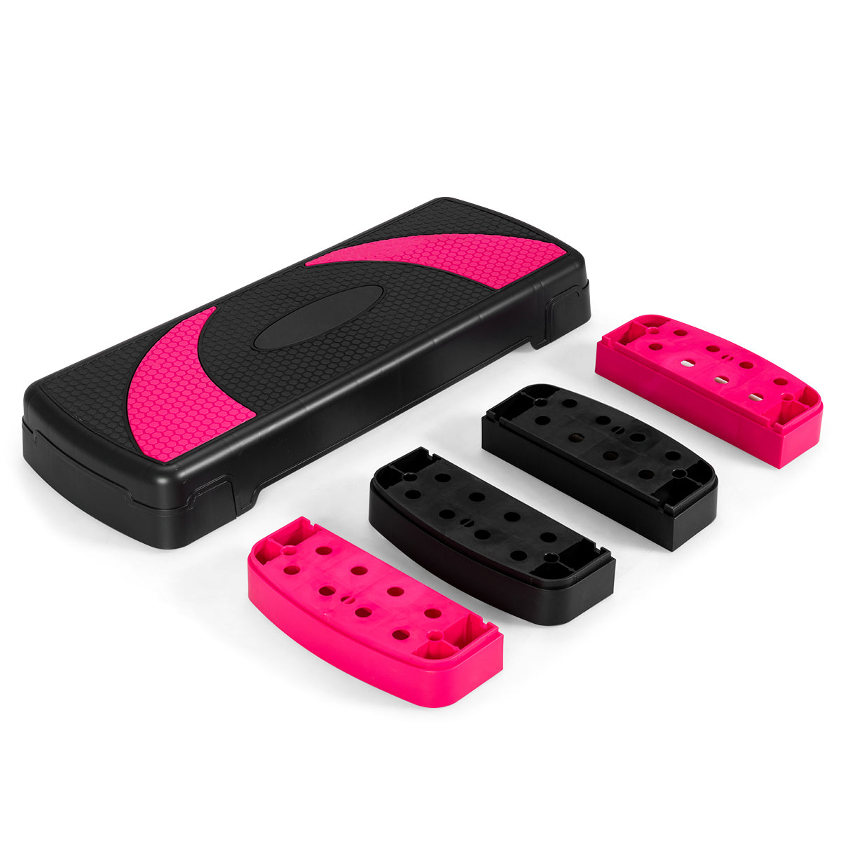LIVSK Aërobe Stepper - Antislip Oppervlak - 3 Verstelbare Hoogtes tot 20 cm - Belastbaar tot 250 kg - Compact en Lichtgewicht -