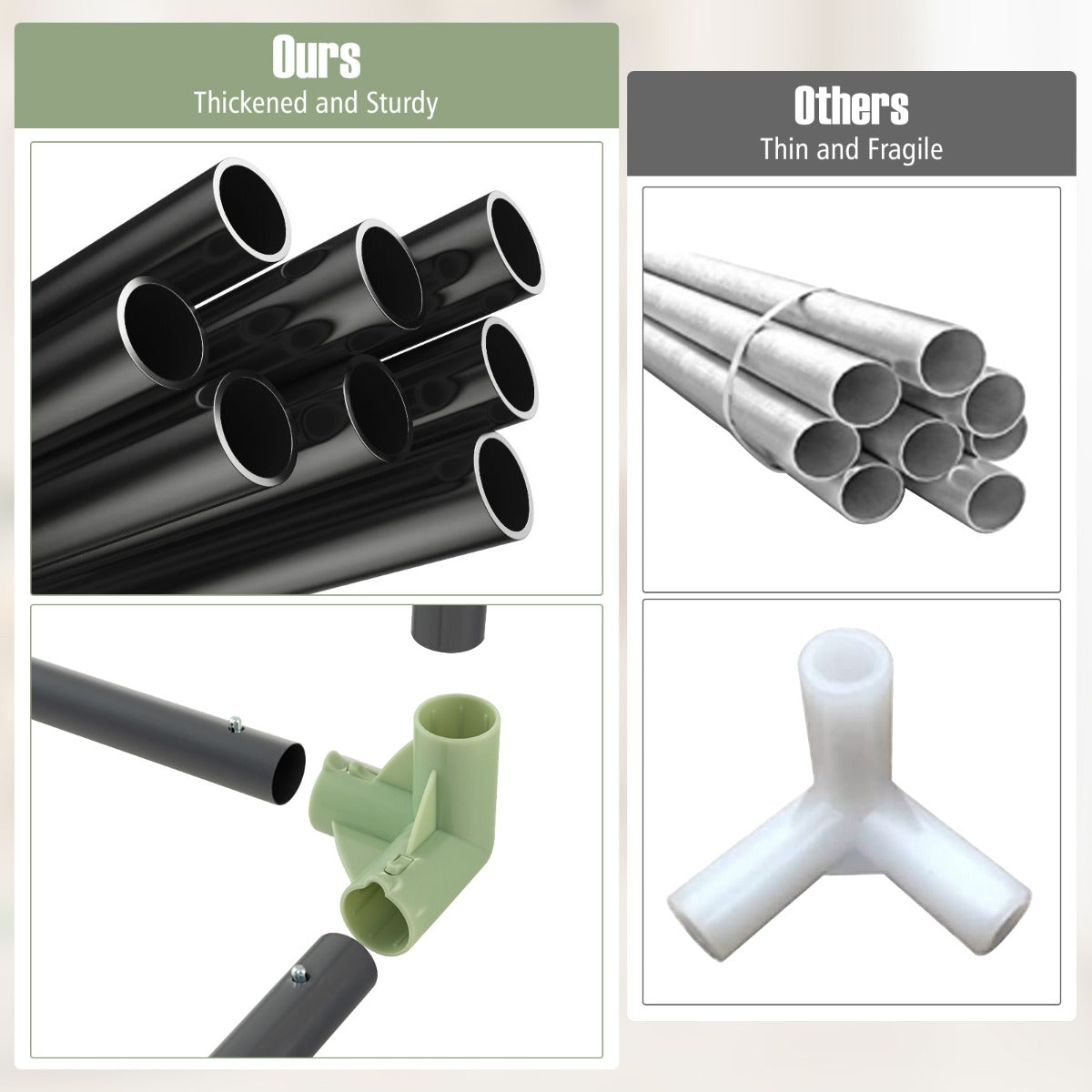 LIVSK Grondbox voor Baby's met Ritssluiting en 50 Ballen - Veilig en Ruim Speelgebied - Oxford-Stof - 206 x 147 x 68,5 cm - Blauw