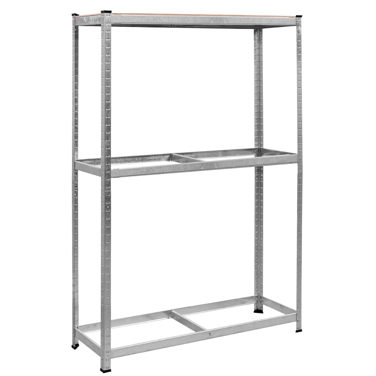 LIVSK Bandenrek - Robuuste Staalconstructie - Verstelbare Planken - Tot 795 kg - Voor 8 Banden - 120 x 40 x 180 cm - Zilver