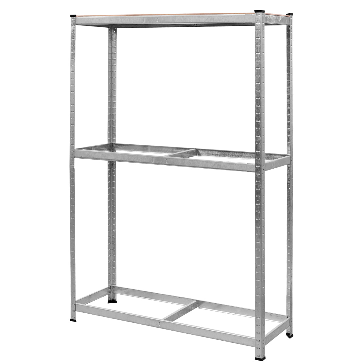 LIVSK Bandenrek - Robuuste Staalconstructie - Verstelbare Planken - Tot 795 kg - Voor 8 Banden - 120 x 40 x 180 cm - Zilver