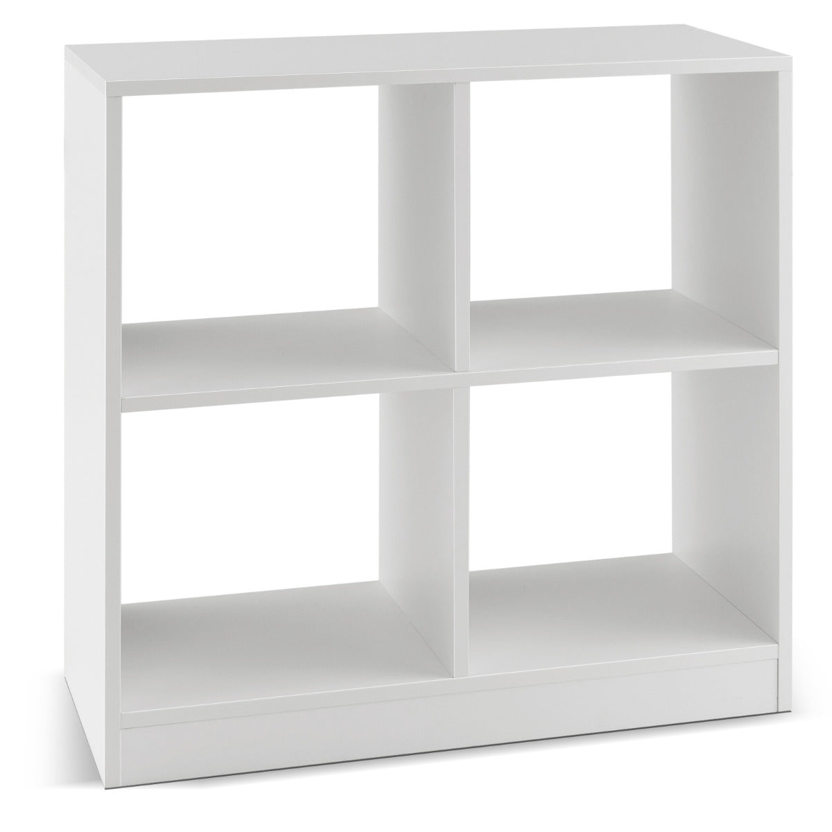 LIVSK Kubusrek met 4 Dobbelstenen - Stevige Platen - Kantelbeveiliging - Antislip Voetkussens - 73 x 33 x 73 cm - Wit