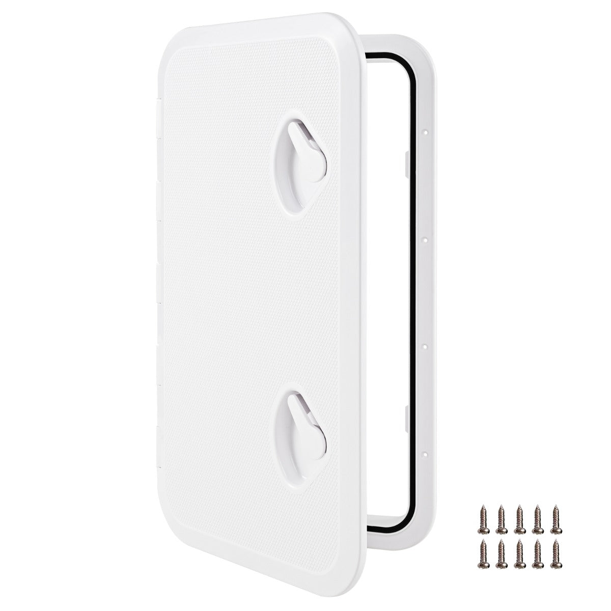 LIVSK Dekluik voor Boot en Camper - Weerbestendig ABS - 180° Deksel met Dubbele Vergrendeling - Waterdicht - 60,5 x 35,5 x 4,04