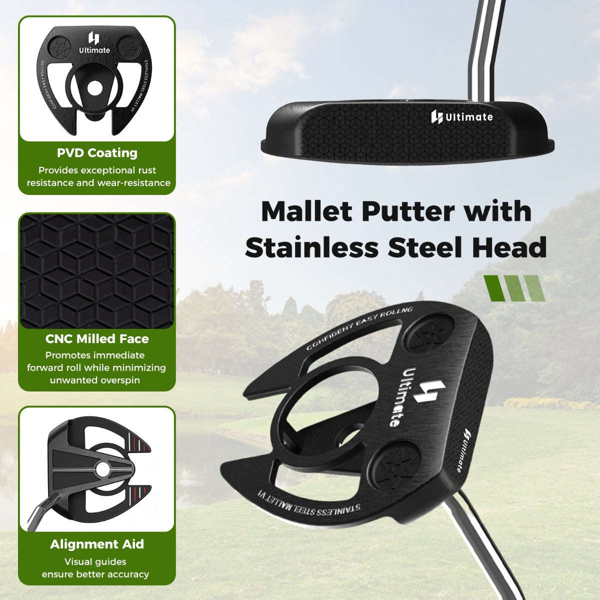 Livsk costway complete golfset voor heren bestaande uit 11 clubs regenhoezen en een opvouwbare standaard 3