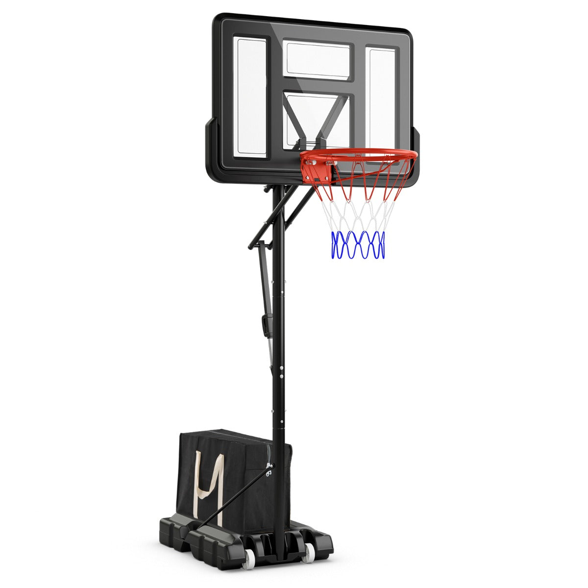 Livsk costway draagbaar basketbalpaalsysteem basketbalpaal voor binnen en buiten in hoogte verstelbaar tussen 240 en 305 centimeter 1 1