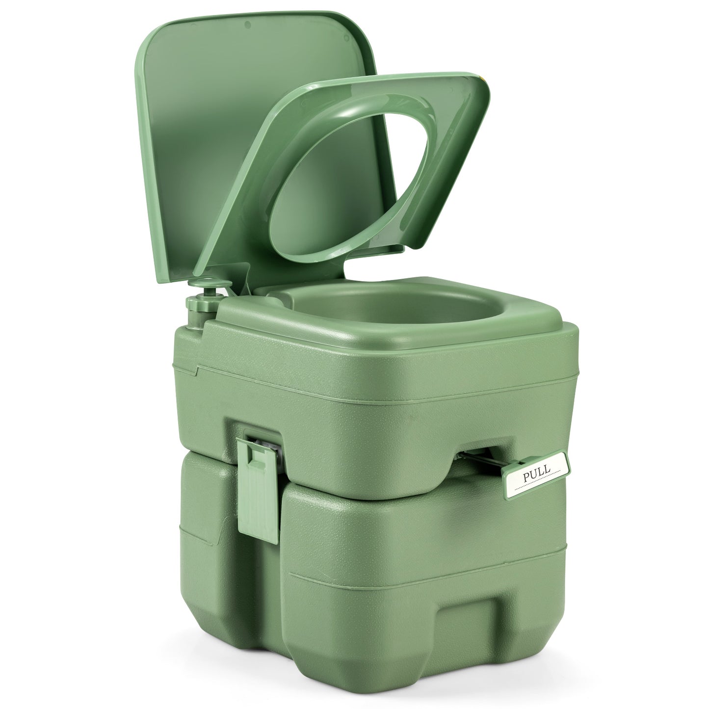 LIVSK Draagbaar Toilet - 20L Vuilwatertank - Lichtgewicht en Compact - Lekvrij Ontwerp - Voor Outdoor Avonturen - Groen