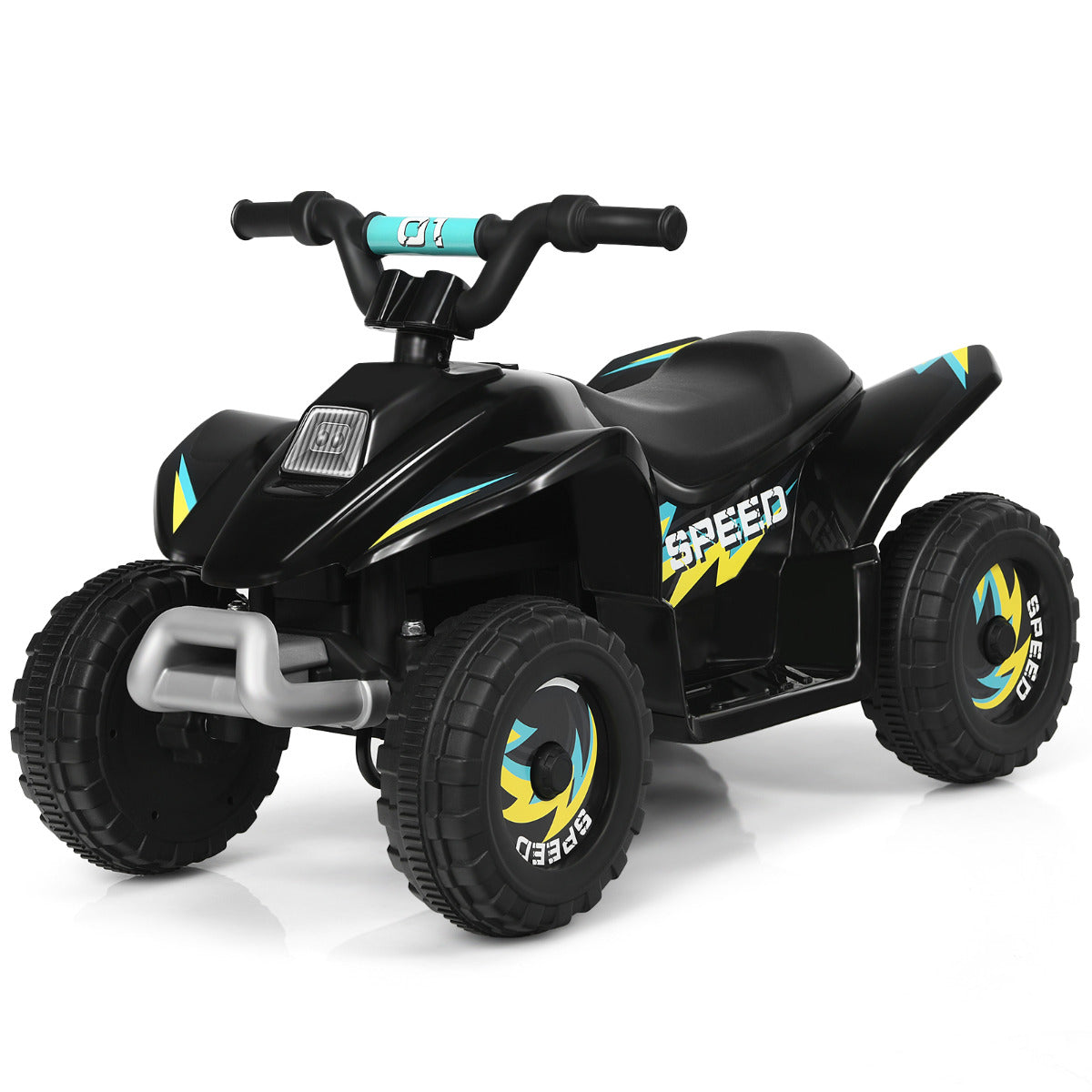LIVSK Elektrische Quad ATV - Vooruit/Achteruit Schakelaar - Slijtvaste Wielen - Oplaadbaar - Comfortabele Zitting - Blauw