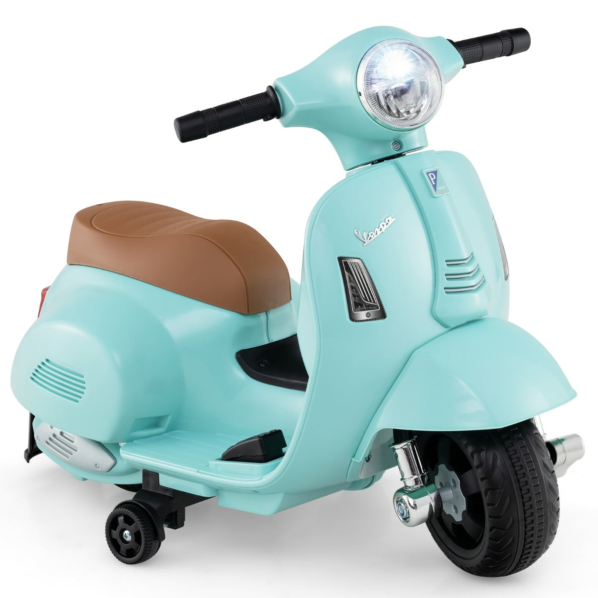 LIVSK Elektrische Kindermotorfiets - 30W Motor - LED-koplamp - Antikantelfunctie - Voor 18-36 maanden - Groen
