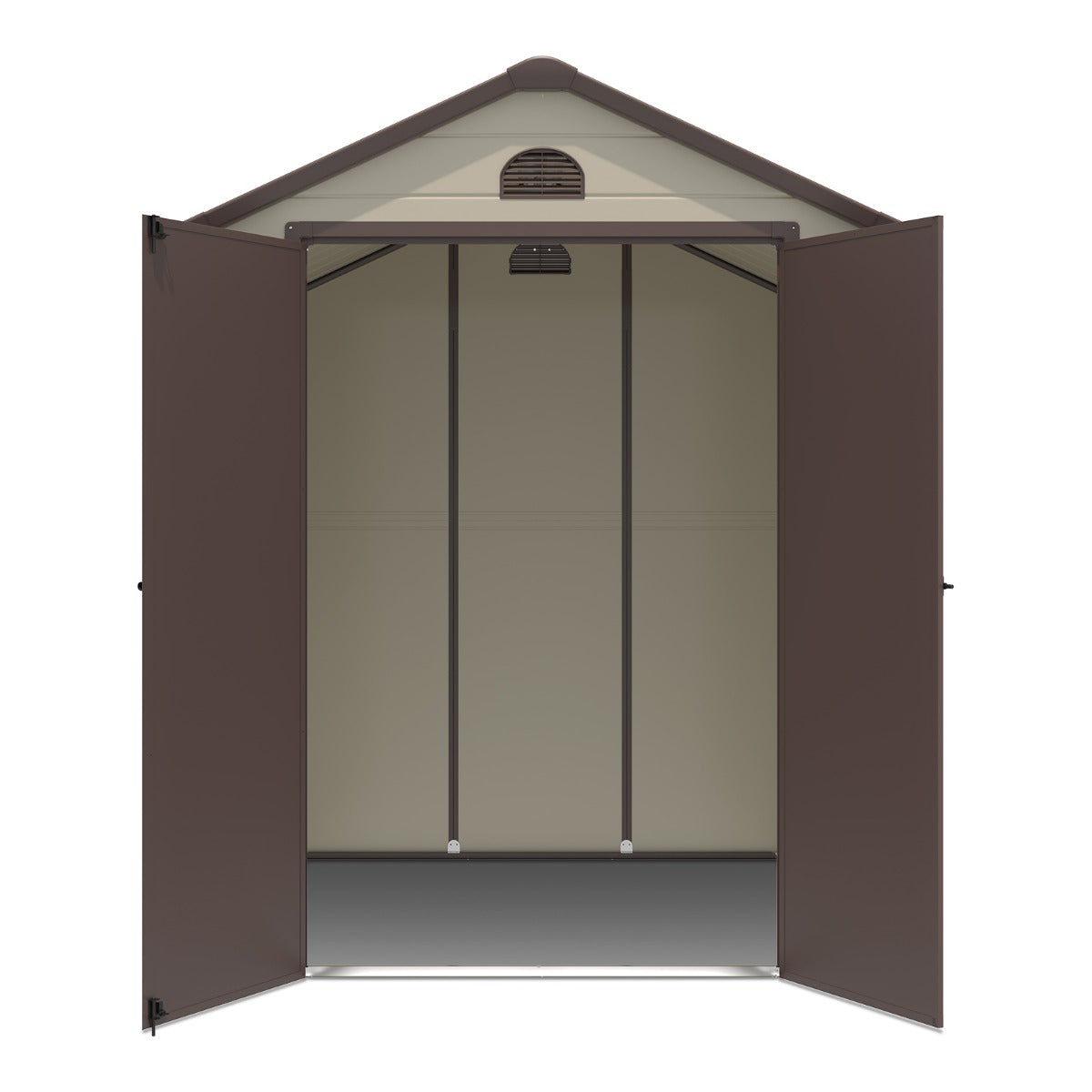 LIVSK Gereedschapsschuur - Ruim Interieur 192,5 x 191 x 227 cm - Weerbestendig - Ventilatie - Voor Fietsen en Tuingereedschap -