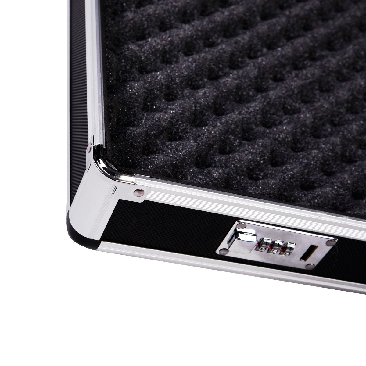 LIVSK Geweerkoffer - Hoogwaardig Aluminium en Zwart ABS - Schuiminzet voor Schokabsorptie - Veilig met 4 Sloten - 134 x 35 x 12