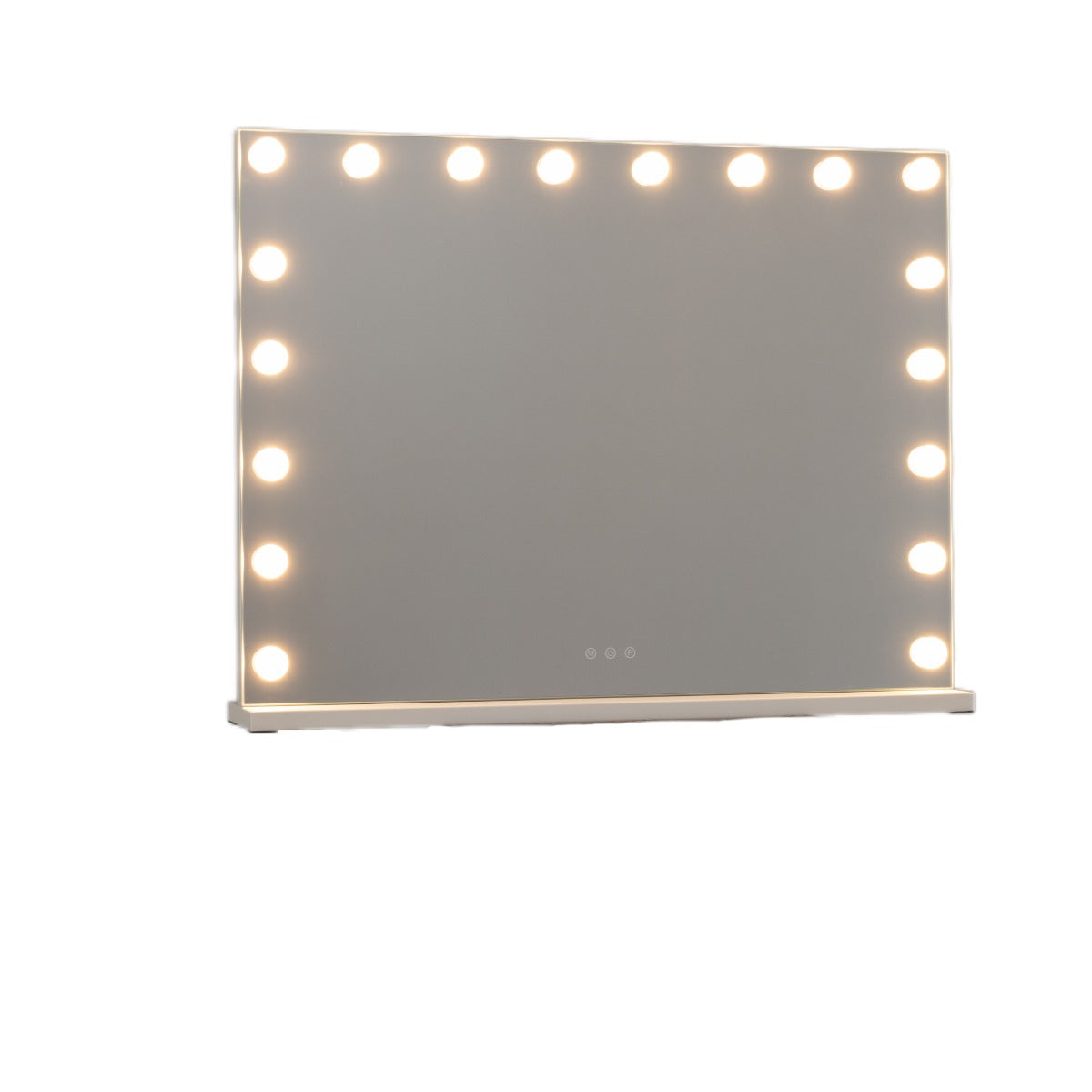 Livsk costway hollywood make upspiegel met verlichting met drie lichtkleuren en instelbare helderheid m