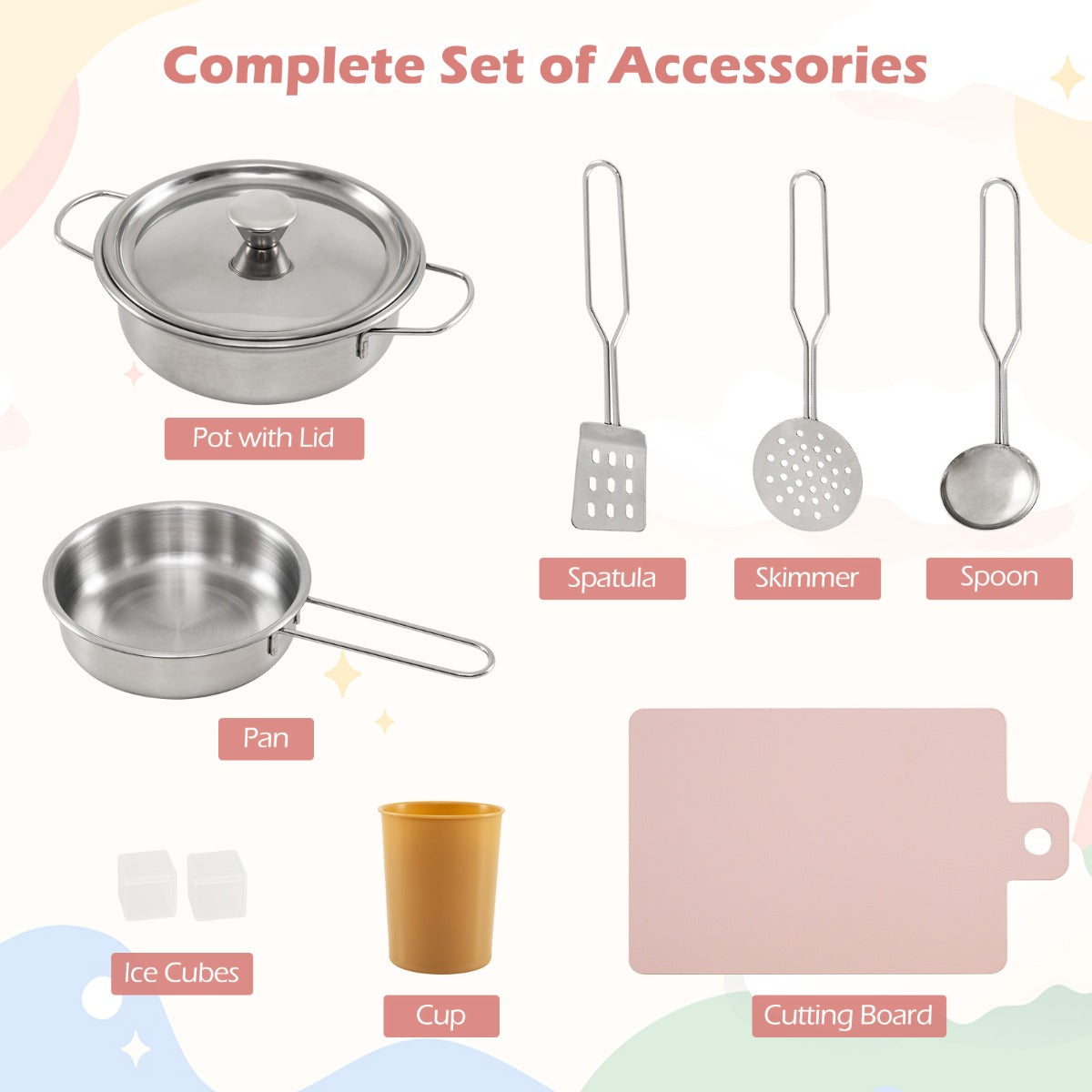 LIVSK Hoek-Speelkeuken - Ruimtebesparend Ontwerp - Interactieve Lichten en Geluiden - Inclusief Keukenaccessoires - Roze