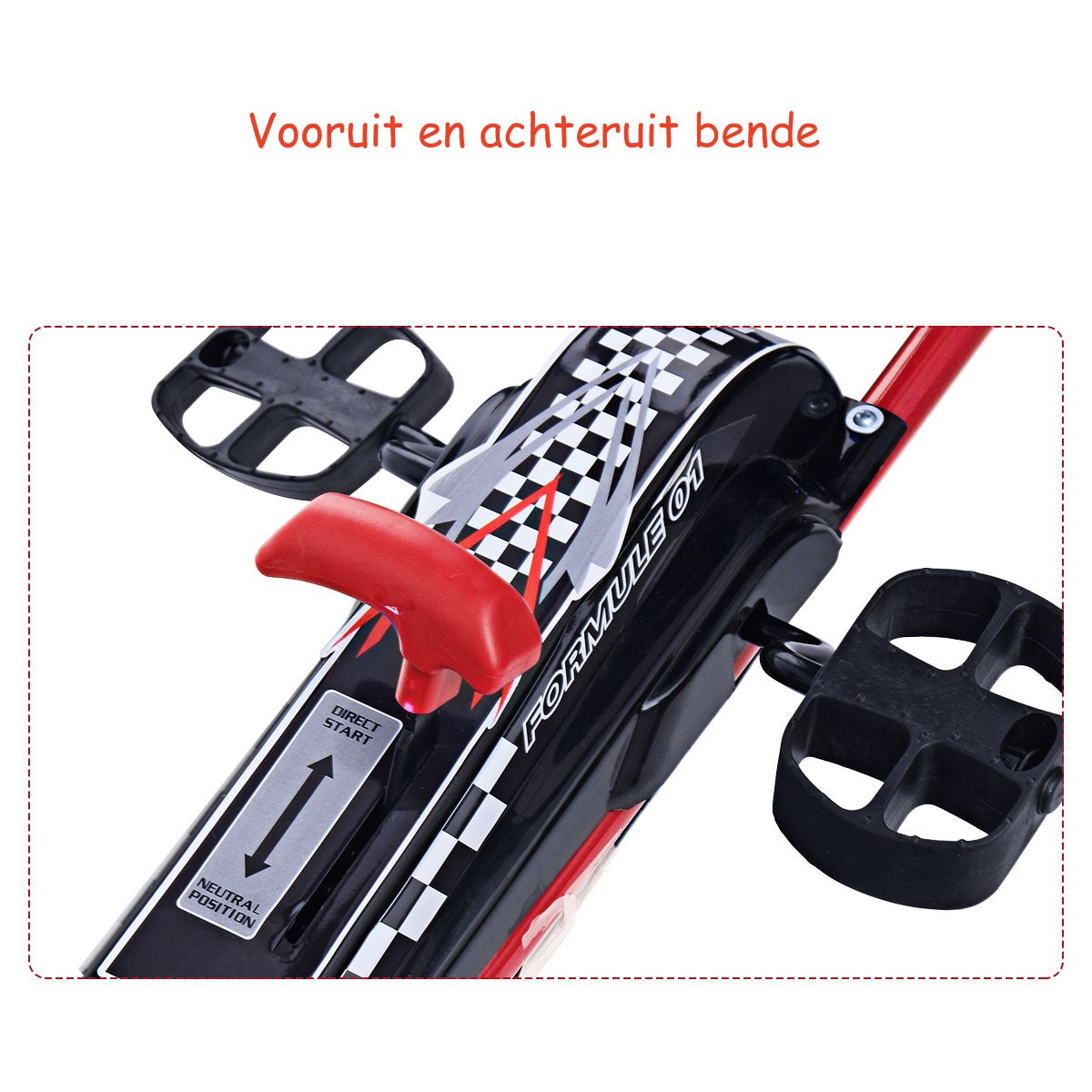 LIVSK Ergonomische Skelter voor Kinderen - Veiligheidsfuncties - Antislip Wielen - Verstelbare Stoel - 59 x 98 x 61 cm - Groen