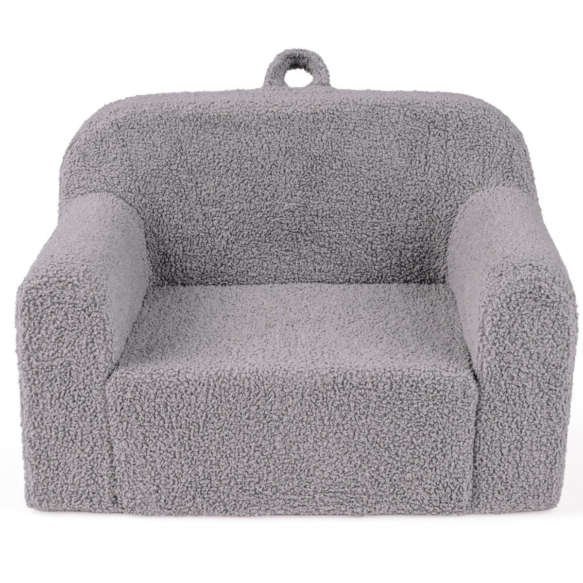 Livsk costway kinderbank minibank met armleuningen en rugleuning gestoffeerde kinderfauteuil met zachte fleecebekleding leesfauteuil voor kinderen 62 x 40 x 41 cm 1