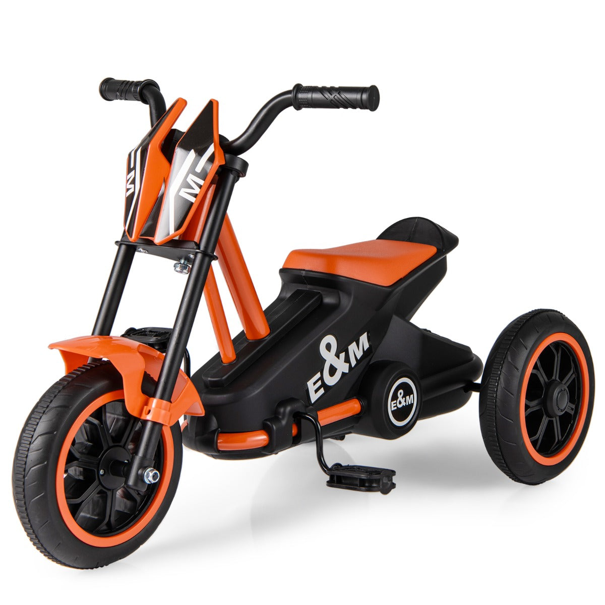 Livsk costway kinderdriewieler een driewielige kinderfiets geschikt voor kinderen vanaf drie jaar oranje 1 1