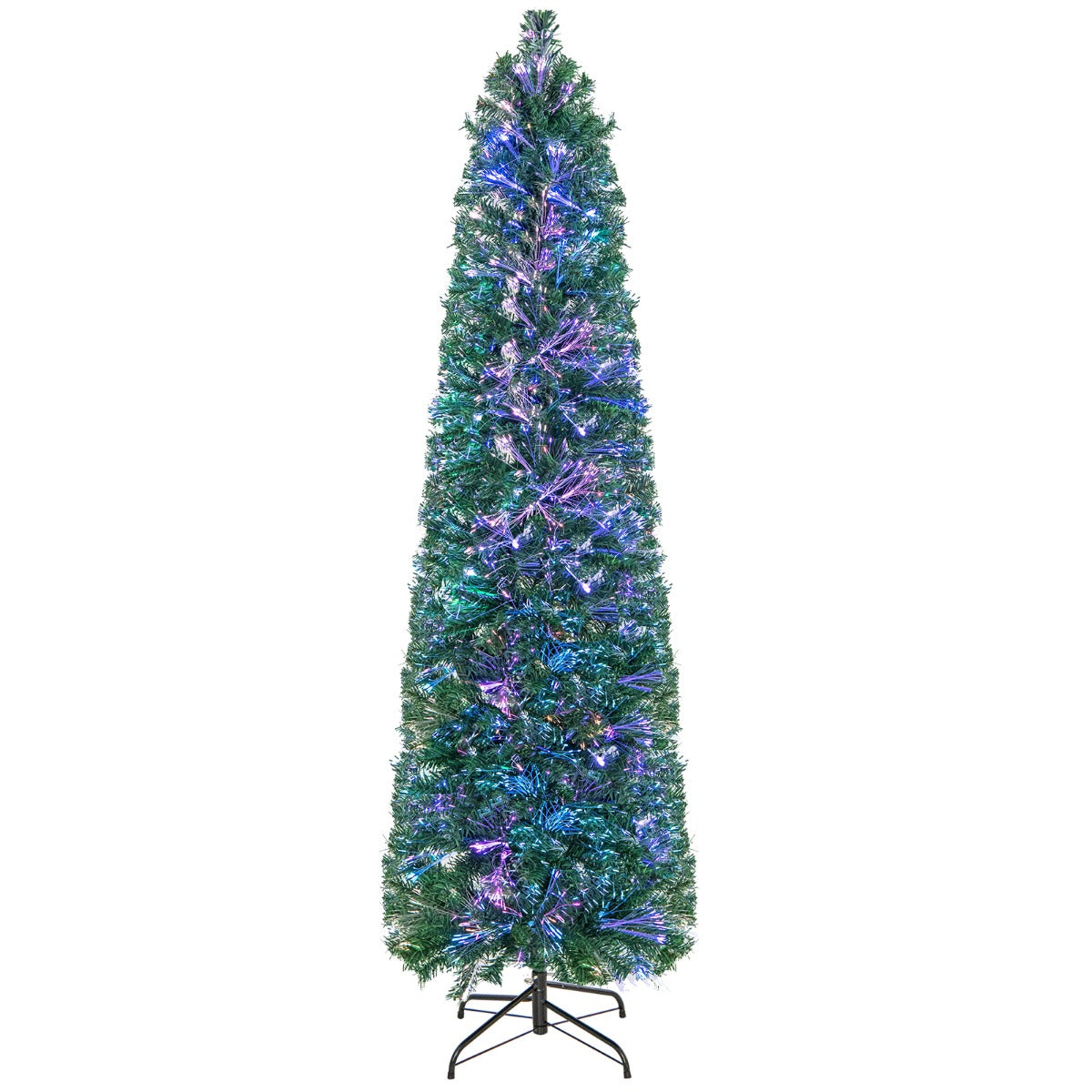 LIVSK Glasvezel Kerstboom 150 cm - 361 Takken - Hypoallergeen en Geurloos - Eenvoudig Op te Bergen - Stabiele Basis - Groen