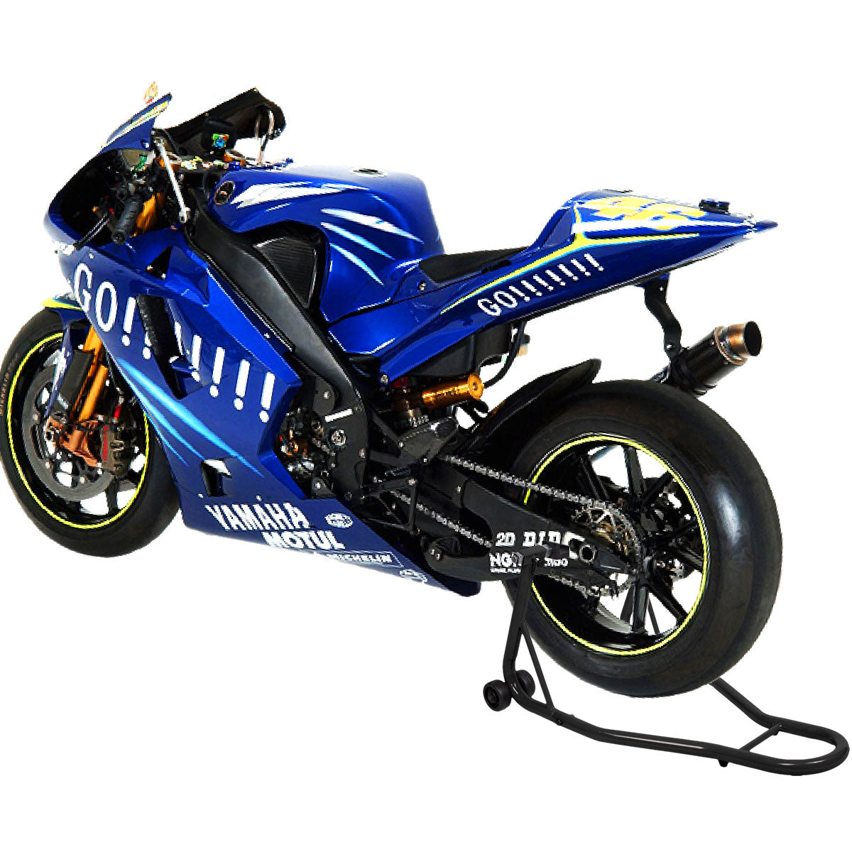 LIVSK Professionele Motorfiets Reparatiestandaard - Verstelbare Arm van 71 tot 86 cm - Stalen Constructie - Zwart