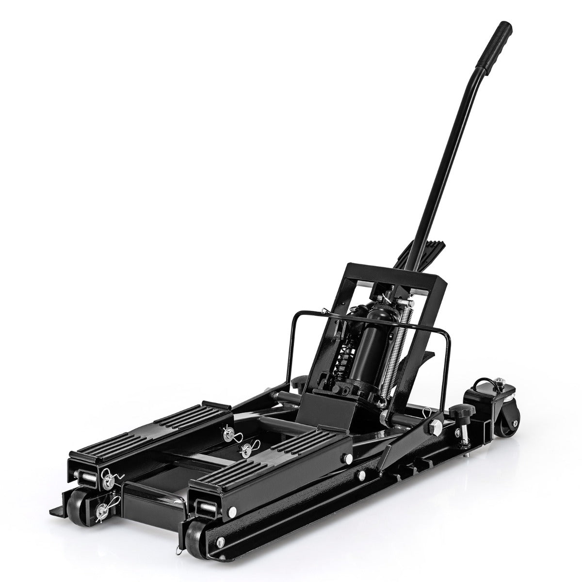 Livsk costway motorhefbrug motorfietslift tot 680 kg 3 traps in hoogte verstelbaar hydraulische motorhefbrug voor motorfietsen atvs en quads zwart 1 1
