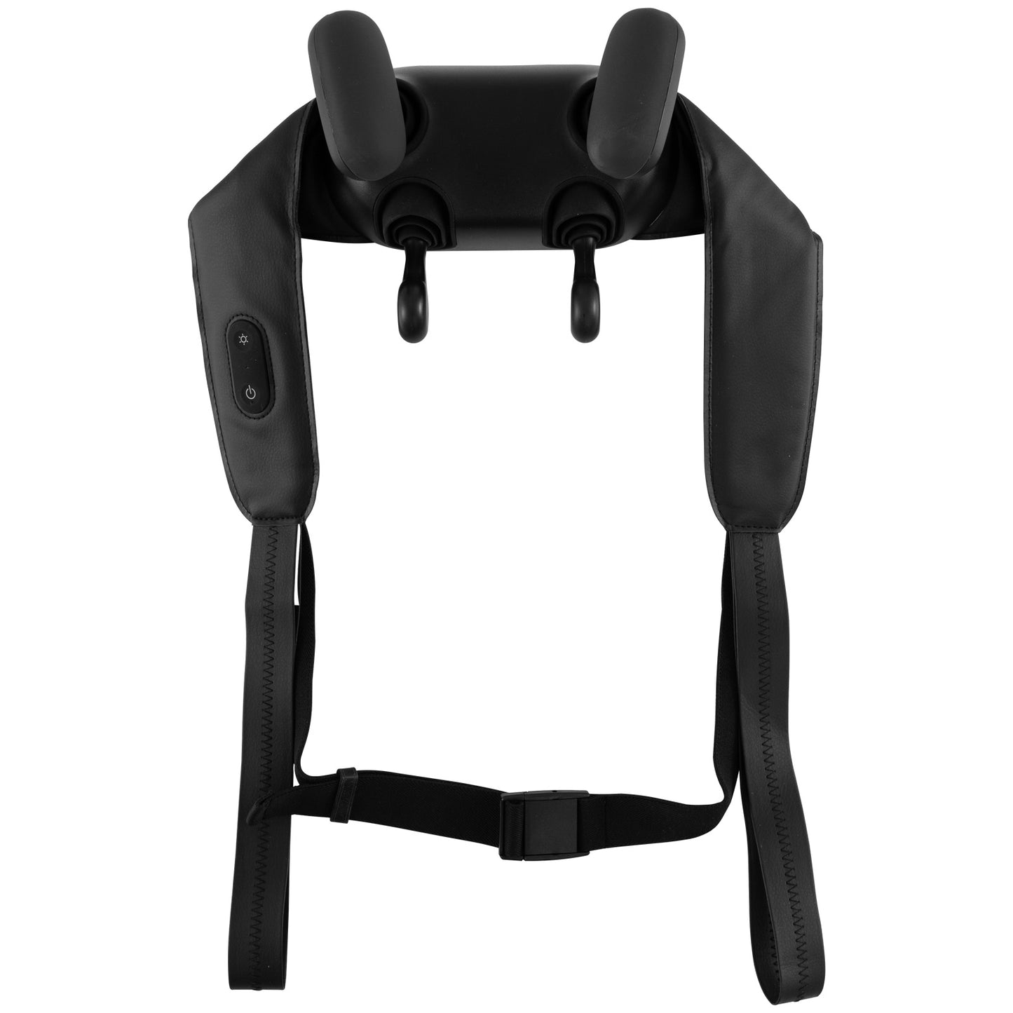 LIVSK Draadloze Nek- en Schoudermassager - 4 Massagekoppen - 2 Warmtestanden - Draagbaar en Handsfree - Zwart