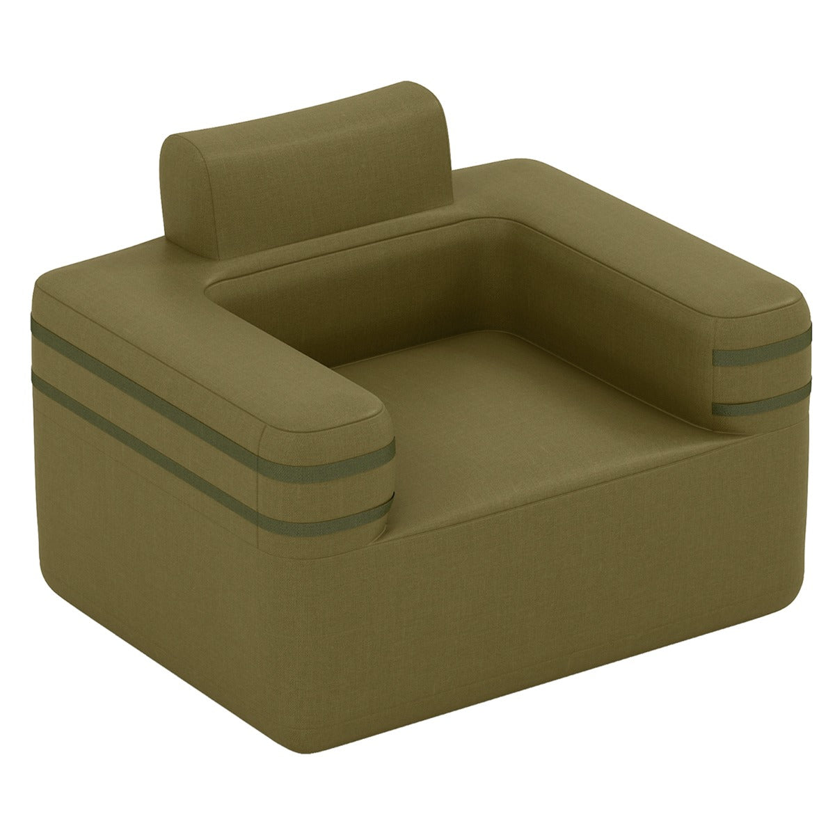 Livsk costway opblaasbare bank draagbare opblaasbare campingbank opblaasbare bank voor een persoon 1 1