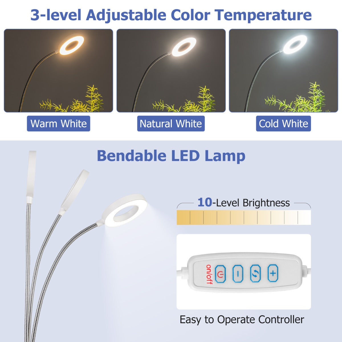 LIVSK Opvouwbare Manicuretafel met Elektrische Stofafzuiging - LED-Verlichting - Draagbaar en Mobiel - 90 x 40 x 77 cm - Wit/Zwart