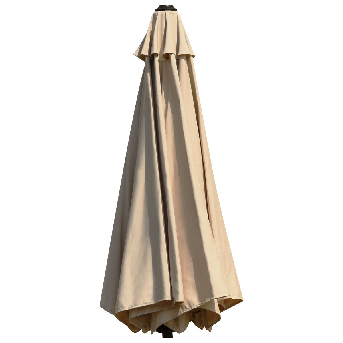LIVSK Wandparasol - Aluminium Frame - Verstelbaar - Ruim Schaduwoppervlak - Compact Ontwerp - Beige