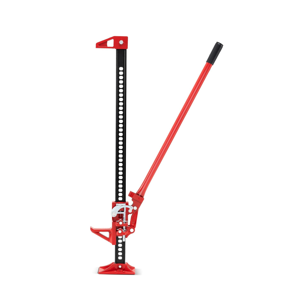 LIVSK auto-lastheffer - Hefhoogte 15-112 cm - Capaciteit 3.000 kg - Vergrendelingsmechanisme - Robuust - Rood