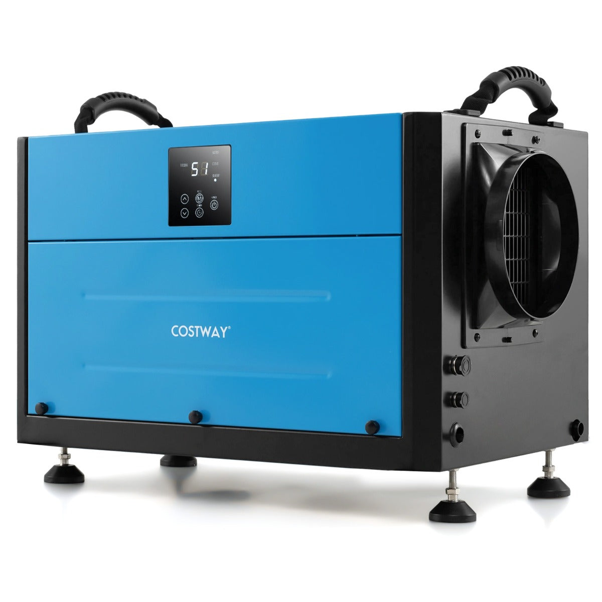 Livsk costway professionele luchtontvochtiger met een capaciteit van 735 l dag industriele luchtontvochtiger met 3 standen 24 uurs timer blauw 1 1