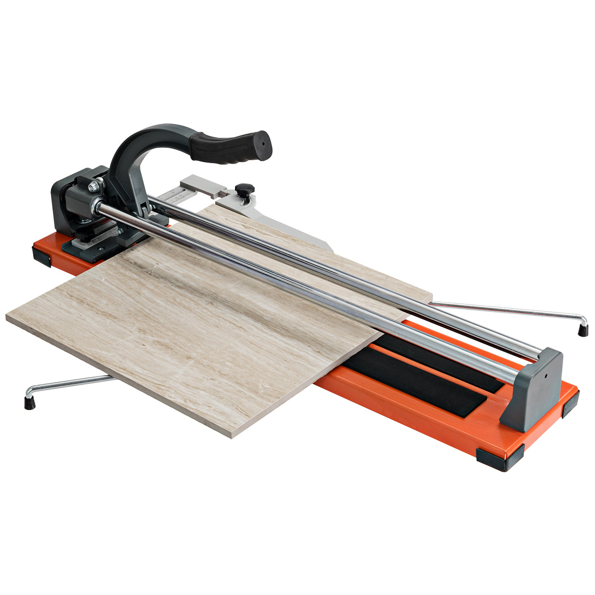 LIVSK Professionele Tegelsnijder - Snijlengte 61 cm - Snijdikte 5-12 mm - Ergonomisch Ontwerp - Stabiele Basis - Zwart