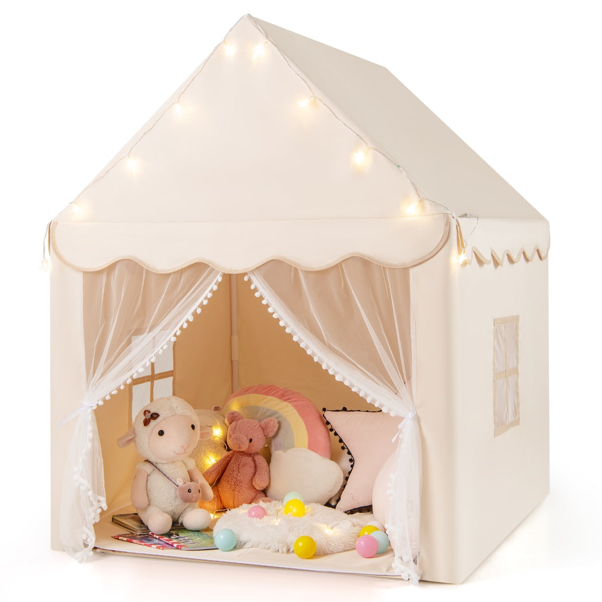 lichtjes tent LIVSK Speelhuisje met Sterrenlichtjes - Dubbele Gordijnen - Kindertent– LIVSK Mesa/Boogie Handschuhe O'Neill Everyday Softshell Breite | Streben:55 MM|28 ZOLL